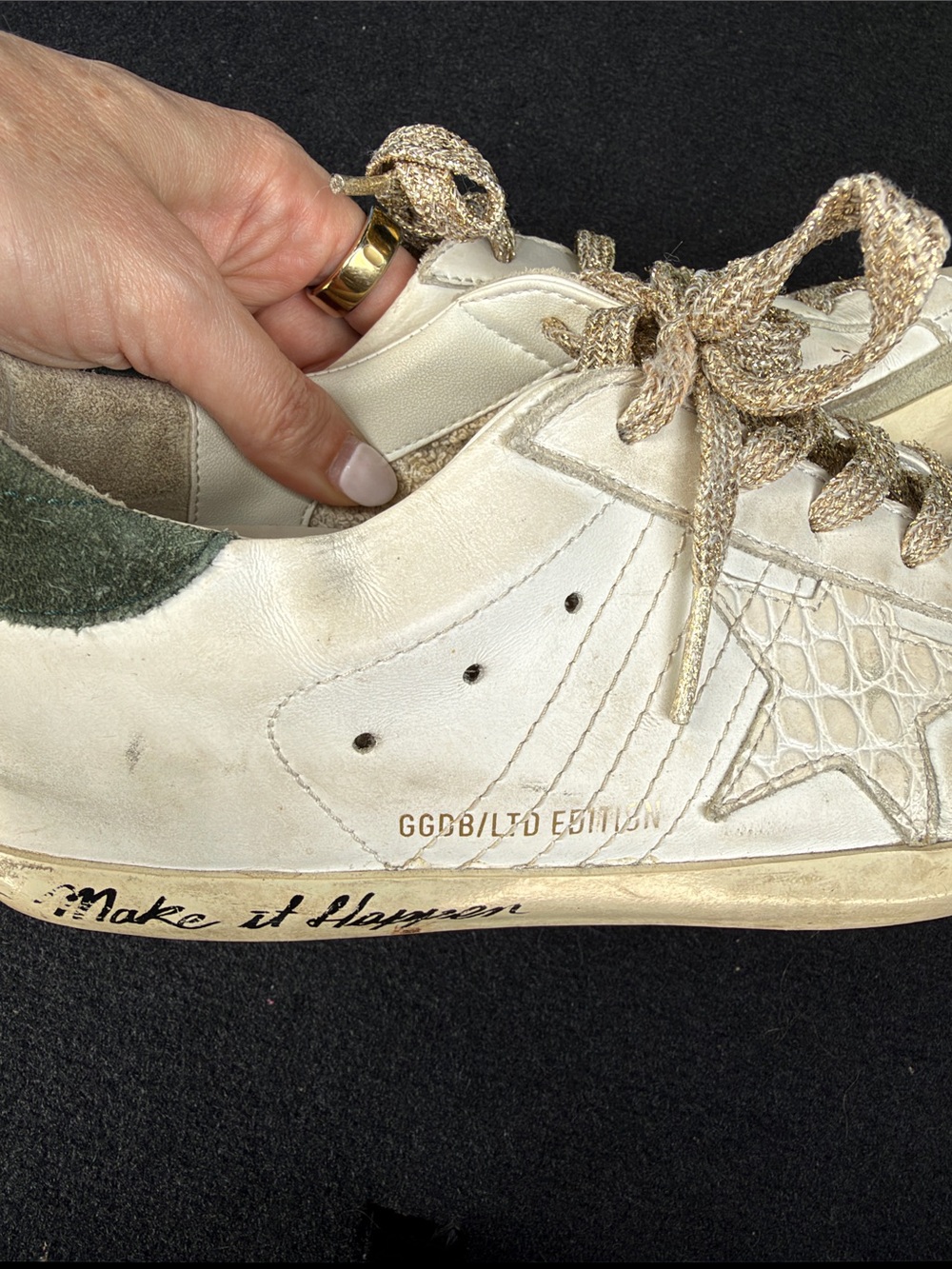 Golden Goose Super-Star Limited Edition “Make It Happen” – Size 38